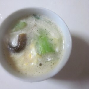 さっぱりスープ☆　「ふわふわ卵の酸辣湯」